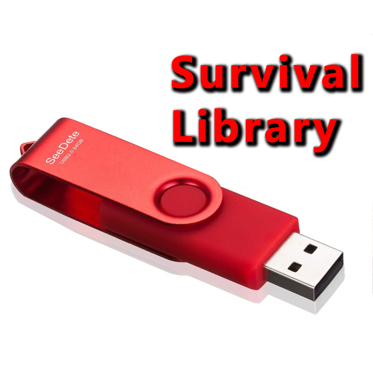 Survival USB Prepping Library 28gb of info
