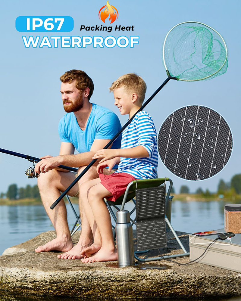 10W Portable Solar Panel charger for backpack