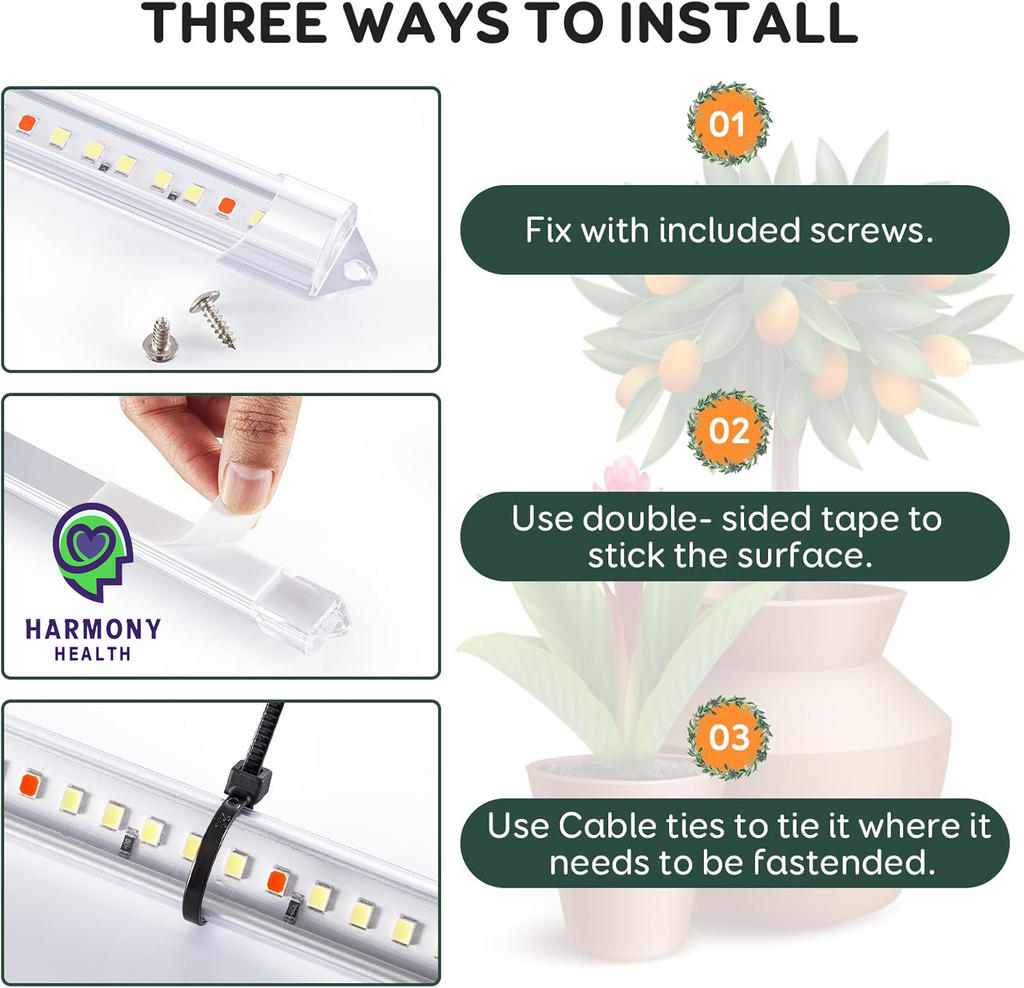 Microgreen grow station - 5 shelf with / 10 trays + 4 grow light kit + Free seed kit