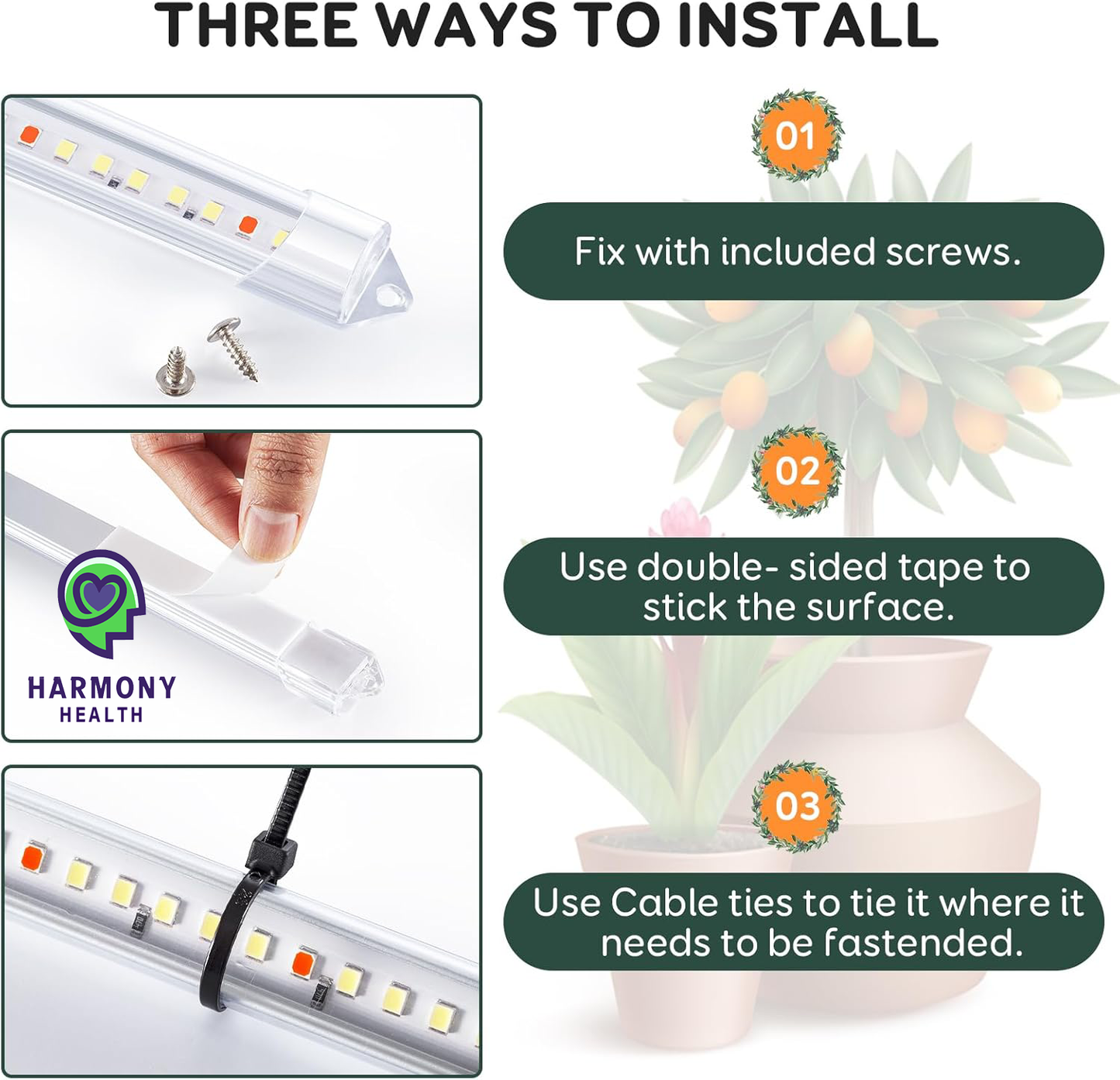 Microgreen grow station - 5 shelf with / 10 trays + 4 grow light kit + Free seed kit
