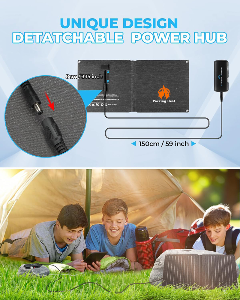 10W Portable Solar Panel charger for backpack