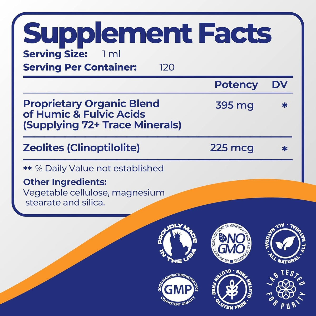 Zeolite 2 Fluid oz Liquid Drops Supplement