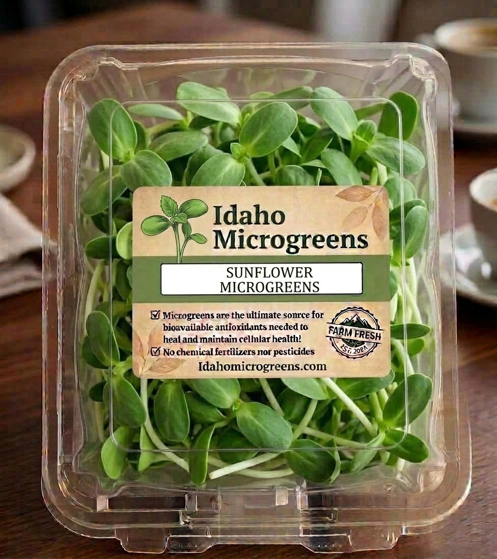 Black Oil Sunflower Microgreens