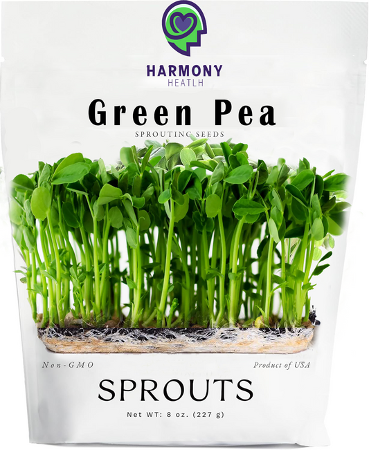 1/2 Lb. Green Pea Sprouting / Microgreen seeds