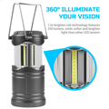 LED Lanterns - 2 Pack