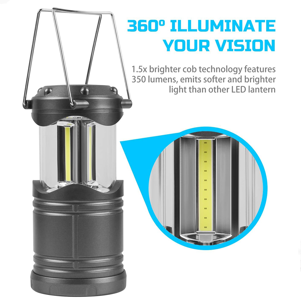 LED Lanterns - 2 Pack