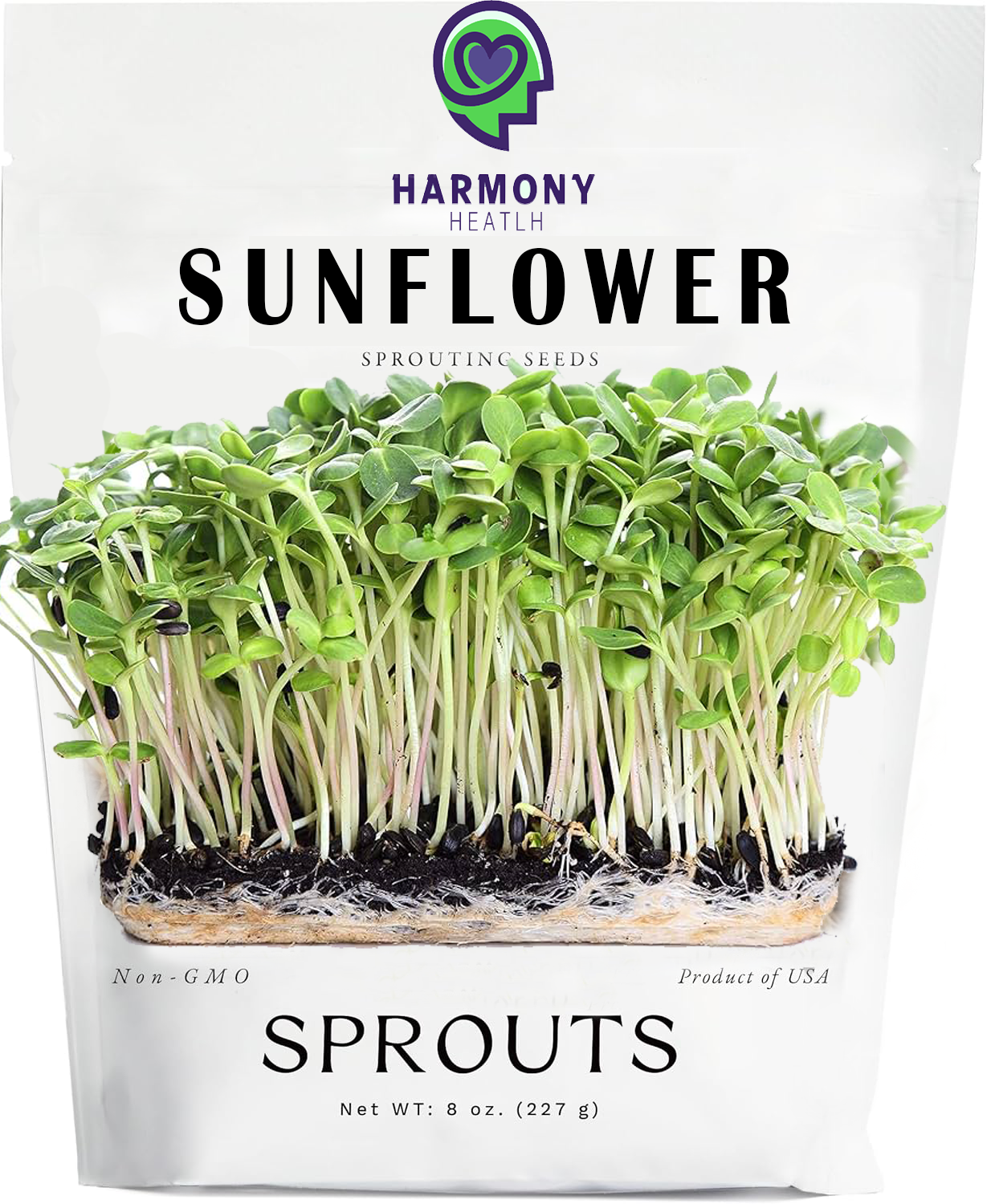 1/2 lb. Sunflower Sprouting / Microgreen seeds