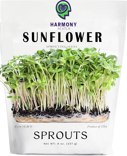 1/2 lb. Sunflower Sprouting / Microgreen seeds