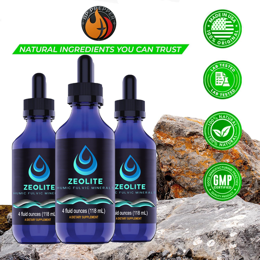 Zeolite 2 Fluid oz Liquid Drops Supplement